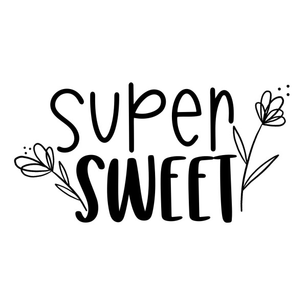 Bügelbild Super Sweet