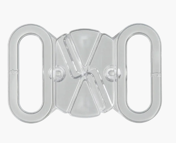 Bikiniverschluss, 16mm, transparent