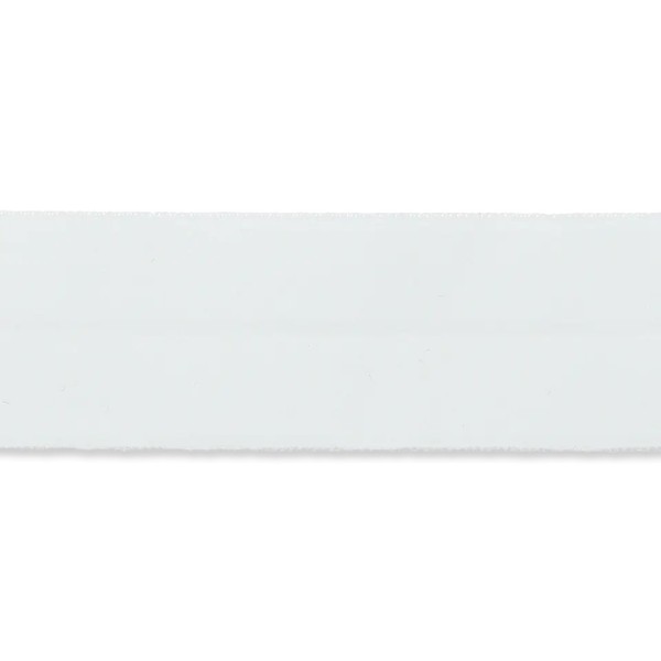 Elastisches Einfassband, 20mm, Weiß