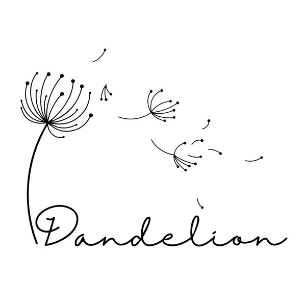 Bügelbild Dandelion