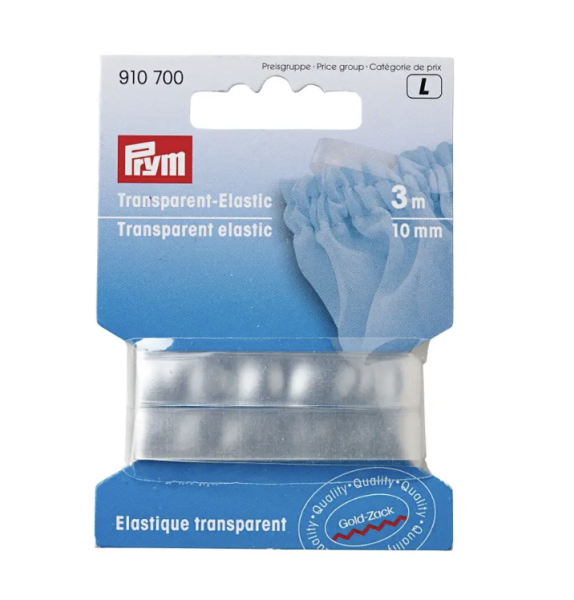 Transparent-Elastic 10mm / 3 Meter