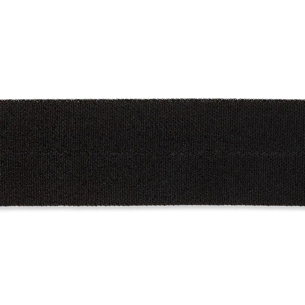 Elastisches Einfassband, 20mm, Schwarz